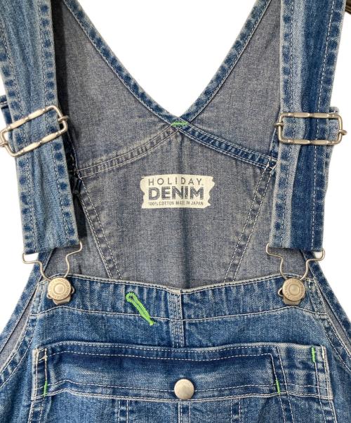 holiday（ホリデー）holiday (ホリデー) BIG DENIM OVER-ALL インディゴの古着・服飾アイテム