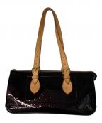 LOUIS VUITTONルイ ヴィトン）の古着「ローズウッド・アヴェニュー ヴェルニ アマラント ワンショルダーハンドバッグ」｜アマラント