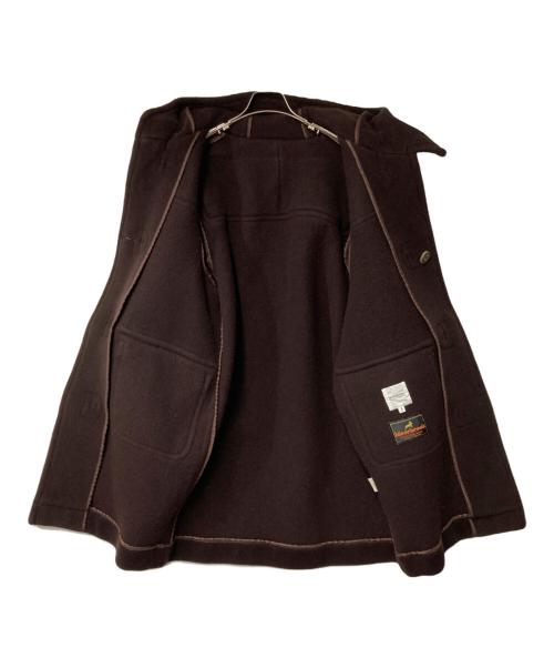 aprisseize TAKESHI TAJIMA（アプレセイズ タケシ タジマ）aprisseize TAKESHI TAJIMA (アプレセイズ タケシ タジマ) Moorbrook (ムーアブルック) ウールダッフルコート ブラウン サイズ:3の古着・服飾アイテム