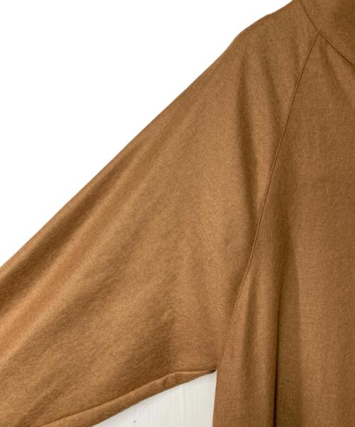 Whim Gazette（ウィムガゼット）Whim Gazette (ウィムガゼット) ウール天竺ワンピース キャメル サイズ:36の古着・服飾アイテム