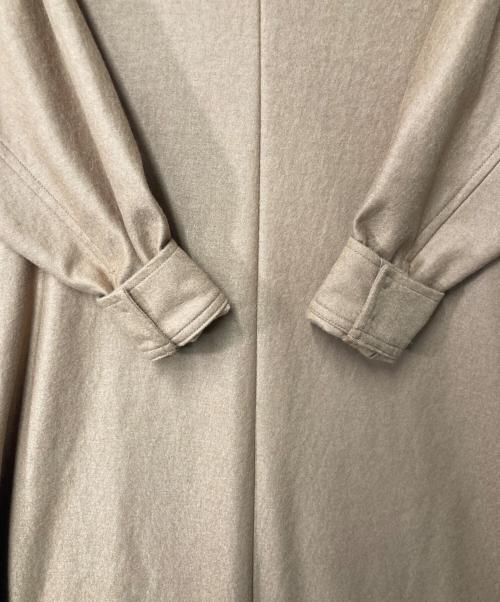 Whim Gazette（ウィムガゼット）Whim Gazette (ウィムガゼット) ウール天竺ワンピース キャメル サイズ:36の古着・服飾アイテム