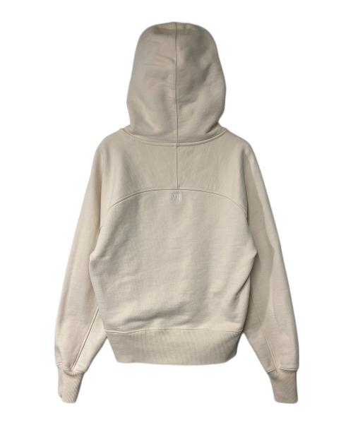 AMI Alexandre Mattiussi（アミアレクサンドルマテュッシ）AMI Alexandre Mattiussi (アミアレクサンドルマテュッシ) ハートロゴプルオーバーパーカー アイボリー サイズ:XXSの古着・服飾アイテム