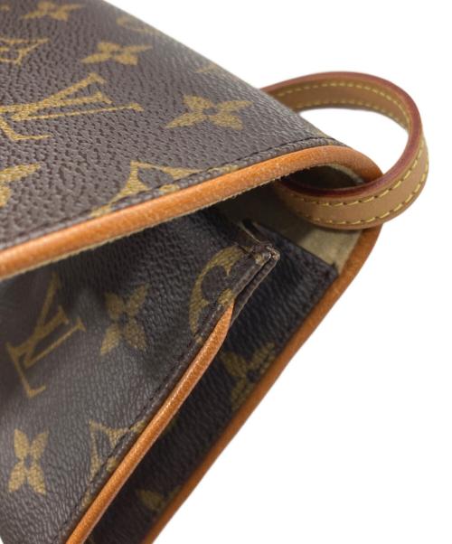 LOUIS VUITTON（ルイ ヴィトン）LOUIS VUITTON (ルイ ヴィトン) モノグラム ポシェット ツインGM ブラウンの古着・服飾アイテム