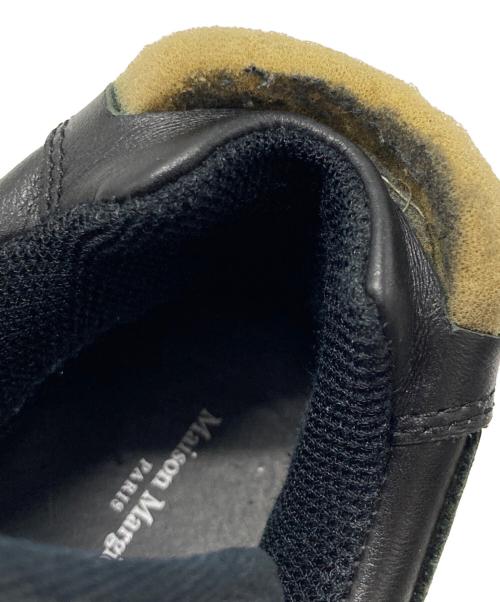 Maison Margiela（メゾンマルジェラ）Maison Margiela (メゾンマルジェラ) retro fit ダメージ加工厚底ロートップスニーカー ブラック サイズ:43の古着・服飾アイテム