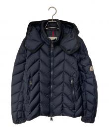 MONCLER（モンクレール）の古着「BERRIAT フーデッドダウンジャケット」｜ネイビー
