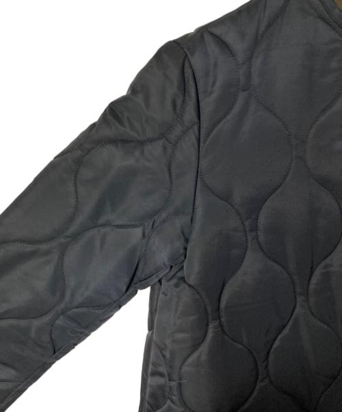 Traditional Weatherwear（トラディショナルウェザーウェア）Traditional Weatherwear (トラディショナルウェザーウェア) Spick and Span (スピックアンドスパン) 別注 ARKLEY LONG2 EX キルティングノーカラーコート ネイビー サイズ:32の古着・服飾アイテム