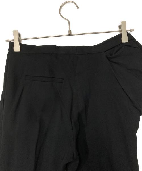 VERSACE（ヴェルサーチェ）VERSACE (ヴェルサーチェ) Embellished Cutout Jersey Flared Pants ブラック サイズ:36の古着・服飾アイテム