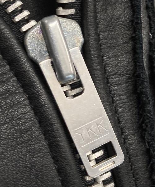 HARLEY-DAVIDSON（ハーレーダビッドソン）HARLEY-DAVIDSON (ハーレーダビッドソン) フリンジ ダブルカウレザーライダースジャケット ブラック サイズ:42の古着・服飾アイテム