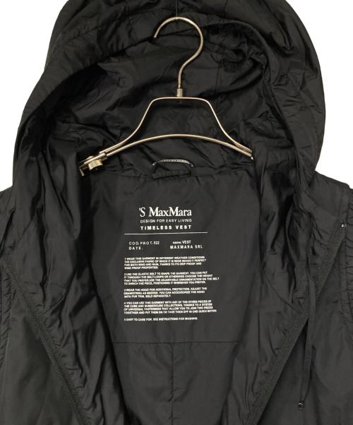 'S Max Mara（エスマックスマーラ）'S Max Mara (エスマックスマーラ) TIMELESS VEST ブラック サイズ:40の古着・服飾アイテム