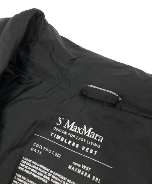'S Max Mara（エスマックスマーラ）'S Max Mara (エスマックスマーラ) TIMELESS VEST ブラック サイズ:40の古着・服飾アイテム