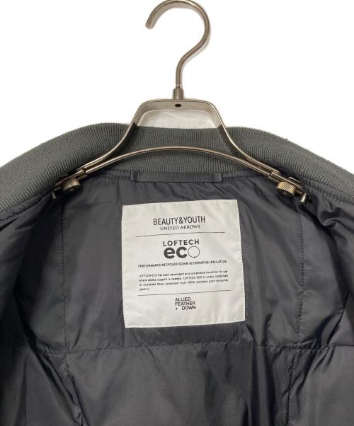 BEAUTY&YOUTH（ビューティーアンドユース）BEAUTY&YOUTH (ビューティーアンドユース) LOFTECH ナイロン MA-1 ブルゾン グレー サイズ:Mの古着・服飾アイテム