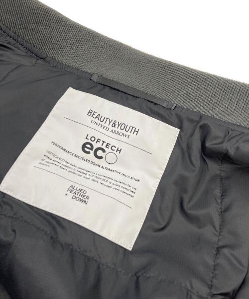 BEAUTY&YOUTH（ビューティーアンドユース）BEAUTY&YOUTH (ビューティーアンドユース) LOFTECH ナイロン MA-1 ブルゾン グレー サイズ:Mの古着・服飾アイテム