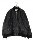 sacaiサカイ）の古着「25AW Nylon Twill Blouson ナイロンツイルブルゾン」｜ブラック