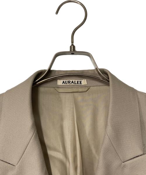 AURALEE（オーラリー）AURALEE (オーラリー) WOOL KID MOHAIR KERSEY JACKET ベージュ サイズ:3の古着・服飾アイテム