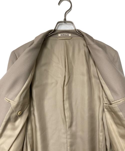 AURALEE（オーラリー）AURALEE (オーラリー) WOOL KID MOHAIR KERSEY JACKET ベージュ サイズ:3の古着・服飾アイテム