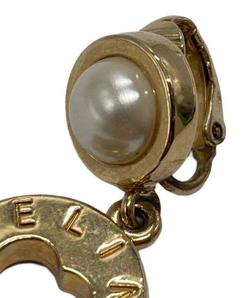 CELINE（セリーヌ）CELINE (セリーヌ) ハートサークル パールイヤリング ゴールドの古着・服飾アイテム