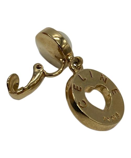 CELINE（セリーヌ）CELINE (セリーヌ) ハートサークル パールイヤリング ゴールドの古着・服飾アイテム