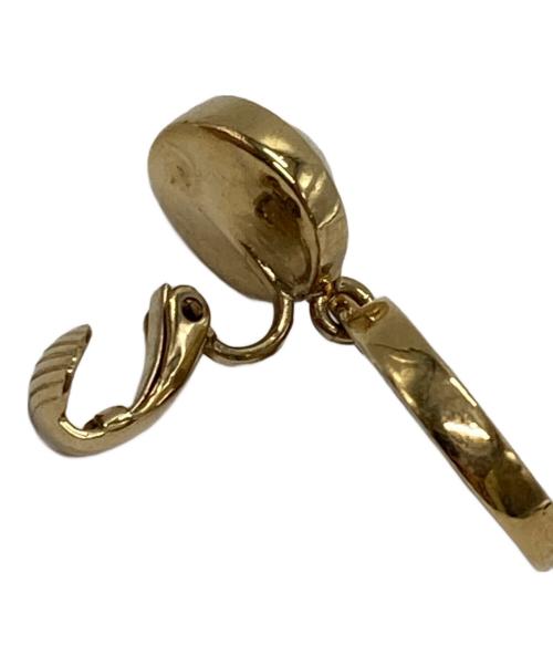 CELINE（セリーヌ）CELINE (セリーヌ) ハートサークル パールイヤリング ゴールドの古着・服飾アイテム