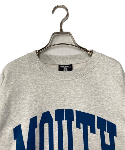 NISHIMOTO IS THE MOUTH（ニシモトイズザマウス）NISHIMOTO IS THE MOUTH (ニシモトイズザマウス) SWEATSHIRT グレー サイズ:Lの古着・服飾アイテム