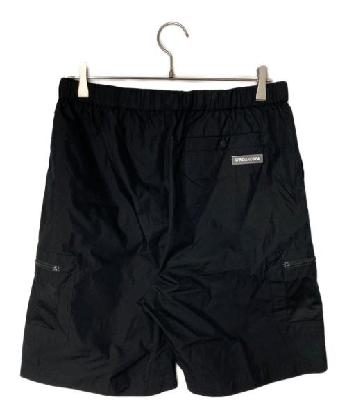 WIND AND SEA（ウィンダンシー）WIND AND SEA (ウィンダンシー) Water Repellent Nylon Cargo Shorts ブラック サイズ:Lの古着・服飾アイテム