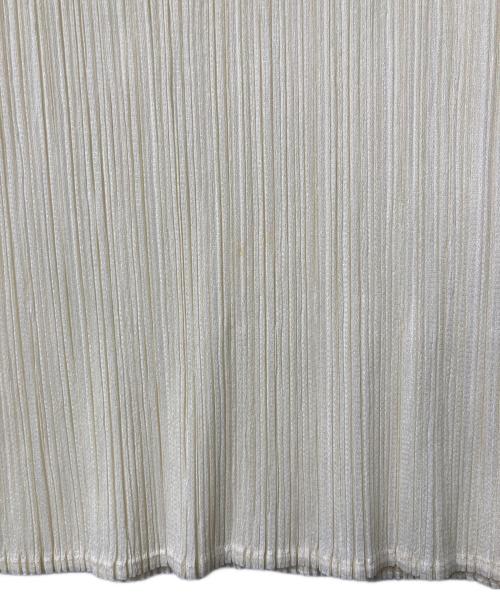 PLEATS PLEASE（プリーツプリーズ）PLEATS PLEASE (プリーツプリーズ) プリーツ ノースリーブワンピース ベージュ サイズ:4の古着・服飾アイテム