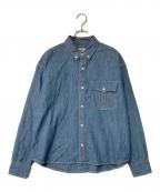 LEVI'Sリーバイス）の古着「別注SMU LS ZANDT CROPPED SHIRT」｜インディゴ