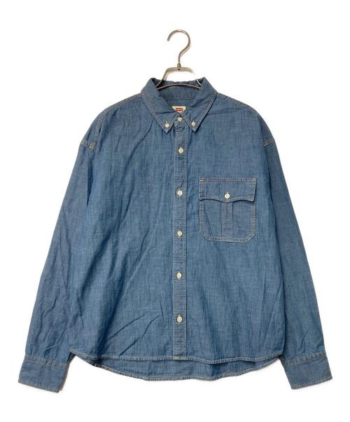 LEVI'S（リーバイス）LEVI'S (リーバイス) 別注SMU LS ZANDT CROPPED SHIRT インディゴ サイズ:XS 未使用品の古着・服飾アイテム