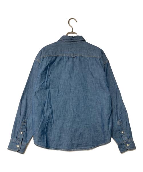 LEVI'S（リーバイス）LEVI'S (リーバイス) 別注SMU LS ZANDT CROPPED SHIRT インディゴ サイズ:XS 未使用品の古着・服飾アイテム