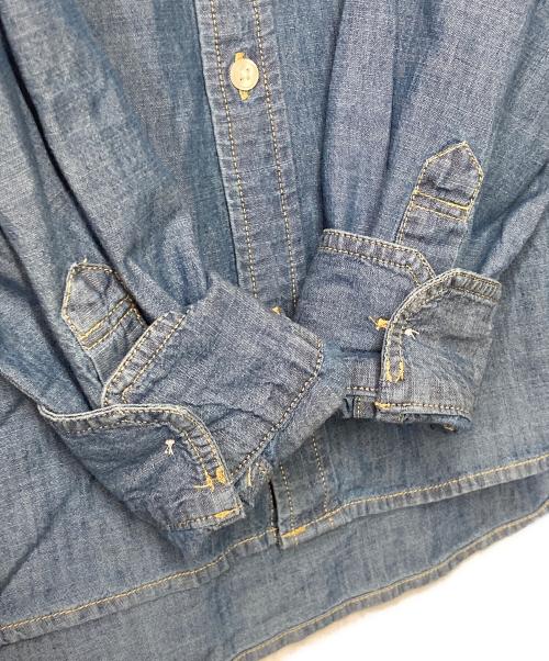LEVI'S（リーバイス）LEVI'S (リーバイス) 別注SMU LS ZANDT CROPPED SHIRT インディゴ サイズ:XS 未使用品の古着・服飾アイテム