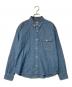 LEVI'S（リーバイス）の古着「別注SMU LS ZANDT CROPPED SHIRT」｜インディゴ