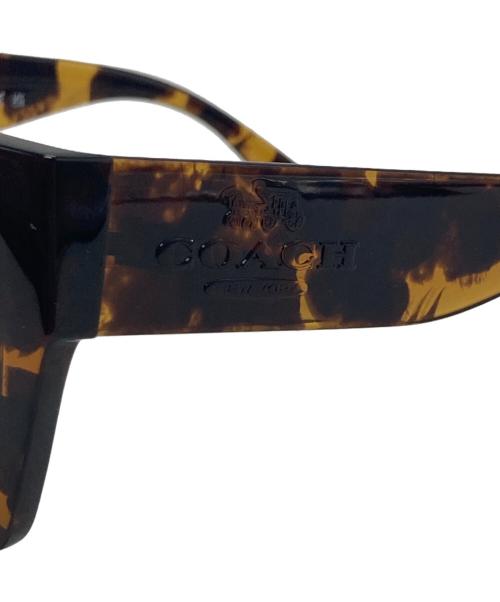 COACH（コーチ）COACH (コーチ) サングラス ブラウン×ブラック サイズ:54□18 140の古着・服飾アイテム