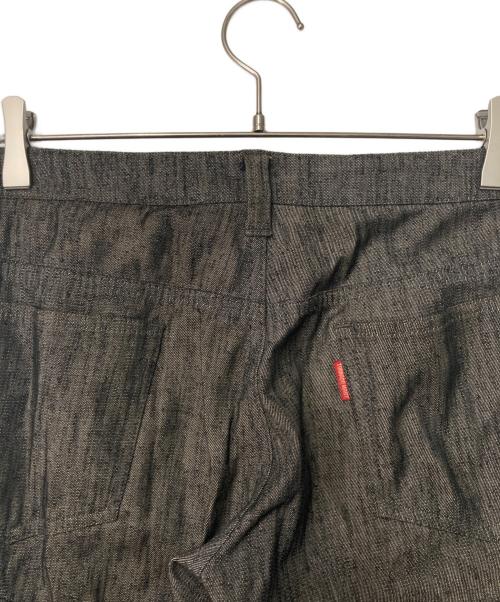 TORNADO MART（トルネードマート）TORNADO MART (トルネードマート) レースアップフレアデニムパンツ グレー サイズ:Lの古着・服飾アイテム