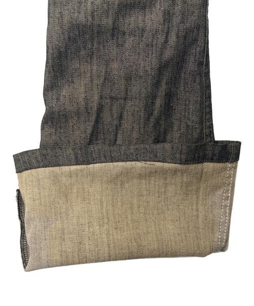 TORNADO MART（トルネードマート）TORNADO MART (トルネードマート) レースアップフレアデニムパンツ グレー サイズ:Lの古着・服飾アイテム