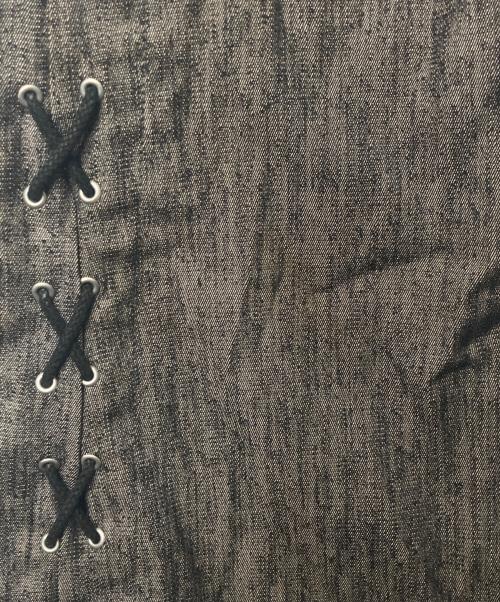 TORNADO MART（トルネードマート）TORNADO MART (トルネードマート) レースアップフレアデニムパンツ グレー サイズ:Lの古着・服飾アイテム