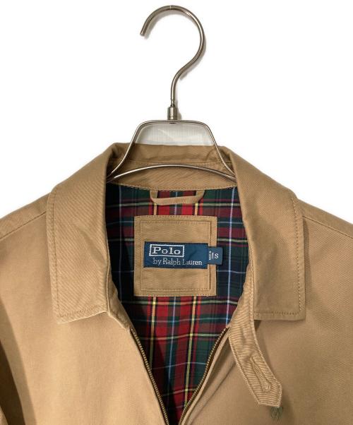 POLO RALPH LAUREN（ポロ・ラルフローレン）POLO RALPH LAUREN (ポロ・ラルフローレン) ポニー刺繍 スイングトップ ベージュ サイズ:Sの古着・服飾アイテム