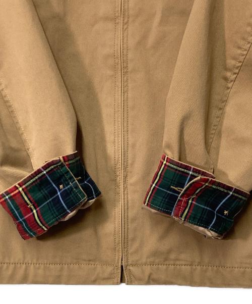 POLO RALPH LAUREN（ポロ・ラルフローレン）POLO RALPH LAUREN (ポロ・ラルフローレン) ポニー刺繍 スイングトップ ベージュ サイズ:Sの古着・服飾アイテム