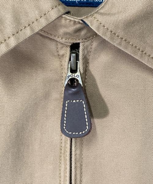 POLO RALPH LAUREN（ポロ・ラルフローレン）POLO RALPH LAUREN (ポロ・ラルフローレン) ポニー刺繍 スイングトップ ベージュ サイズ:Sの古着・服飾アイテム