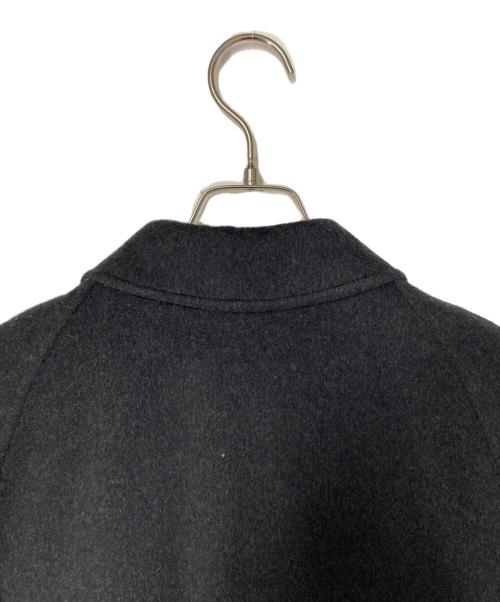 BURBERRY LONDON（バーバリーロンドン）BURBERRY LONDON (バーバリーロンドン) ホース刺繍 裏ノバチェック ウール混ブルゾン グレー サイズ:表記無し 実寸参照の古着・服飾アイテム