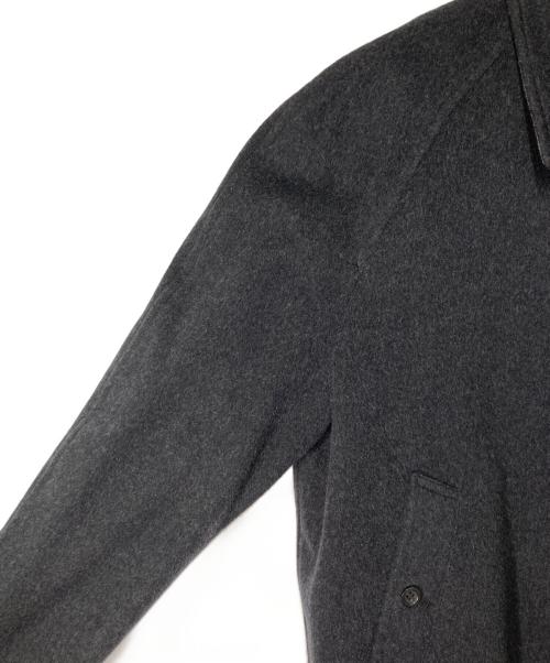 BURBERRY LONDON（バーバリーロンドン）BURBERRY LONDON (バーバリーロンドン) ホース刺繍 裏ノバチェック ウール混ブルゾン グレー サイズ:表記無し 実寸参照の古着・服飾アイテム