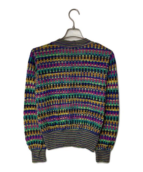missoni（ミッソーニ）missoni (ミッソーニ) 総柄カーディガン マルチカラー サイズ:46の古着・服飾アイテム