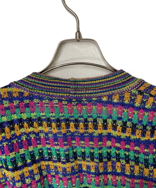 missoni（ミッソーニ）missoni (ミッソーニ) 総柄カーディガン マルチカラー サイズ:46の古着・服飾アイテム