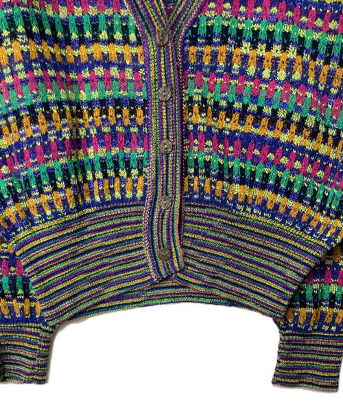 missoni（ミッソーニ）missoni (ミッソーニ) 総柄カーディガン マルチカラー サイズ:46の古着・服飾アイテム