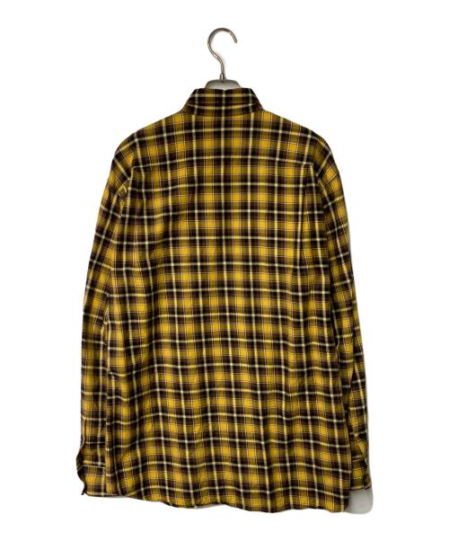 BALENCIAGA（バレンシアガ）BALENCIAGA (バレンシアガ) チェックシャツ イエロー×ブラウン サイズ:37の古着・服飾アイテム