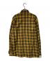 BALENCIAGA (バレンシアガ) チェックシャツ イエロー×ブラウン サイズ:37：18000円