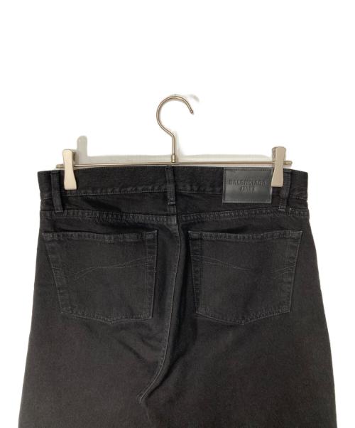 BALENCIAGA（バレンシアガ）BALENCIAGA (バレンシアガ) DAMEGED STRAIGHT JEANS ブラック サイズ:XSの古着・服飾アイテム