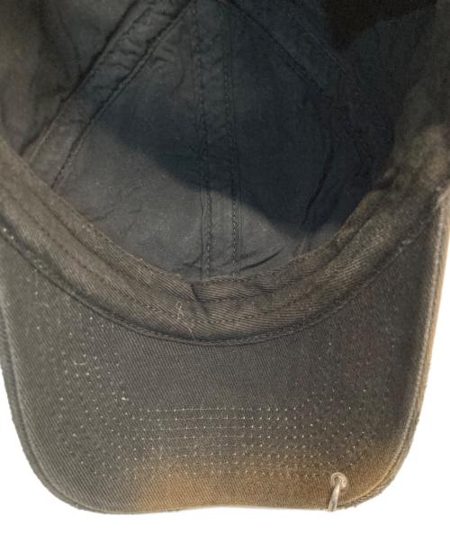 BALENCIAGA（バレンシアガ）BALENCIAGA (バレンシアガ) DESTROYED BB MOD CAP ブラック サイズ:L(59cm)の古着・服飾アイテム