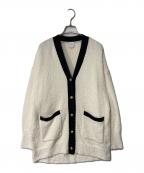 Spick and Spanスピックアンドスパン）の古着「ファンシーヤーンバイカラーカーディガン」｜アイボリー