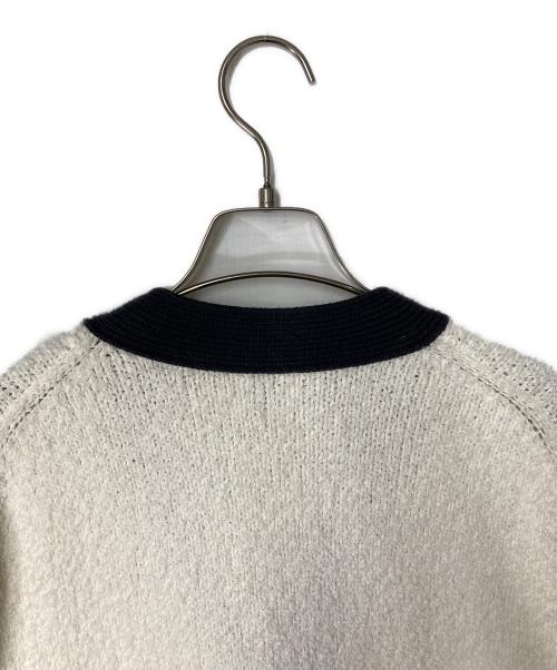Spick and Span（スピックアンドスパン）Spick and Span (スピックアンドスパン) ファンシーヤーンバイカラーカーディガン アイボリー サイズ:FREEの古着・服飾アイテム