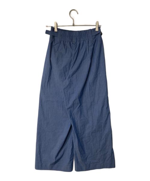 MACPHEE（マカフィー）MACPHEE (マカフィー) ナチュラルスラブストレッチ セミワイドパンツ ブルー サイズ:36の古着・服飾アイテム