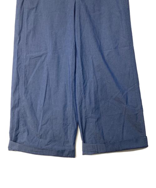 MACPHEE（マカフィー）MACPHEE (マカフィー) ナチュラルスラブストレッチ セミワイドパンツ ブルー サイズ:36の古着・服飾アイテム